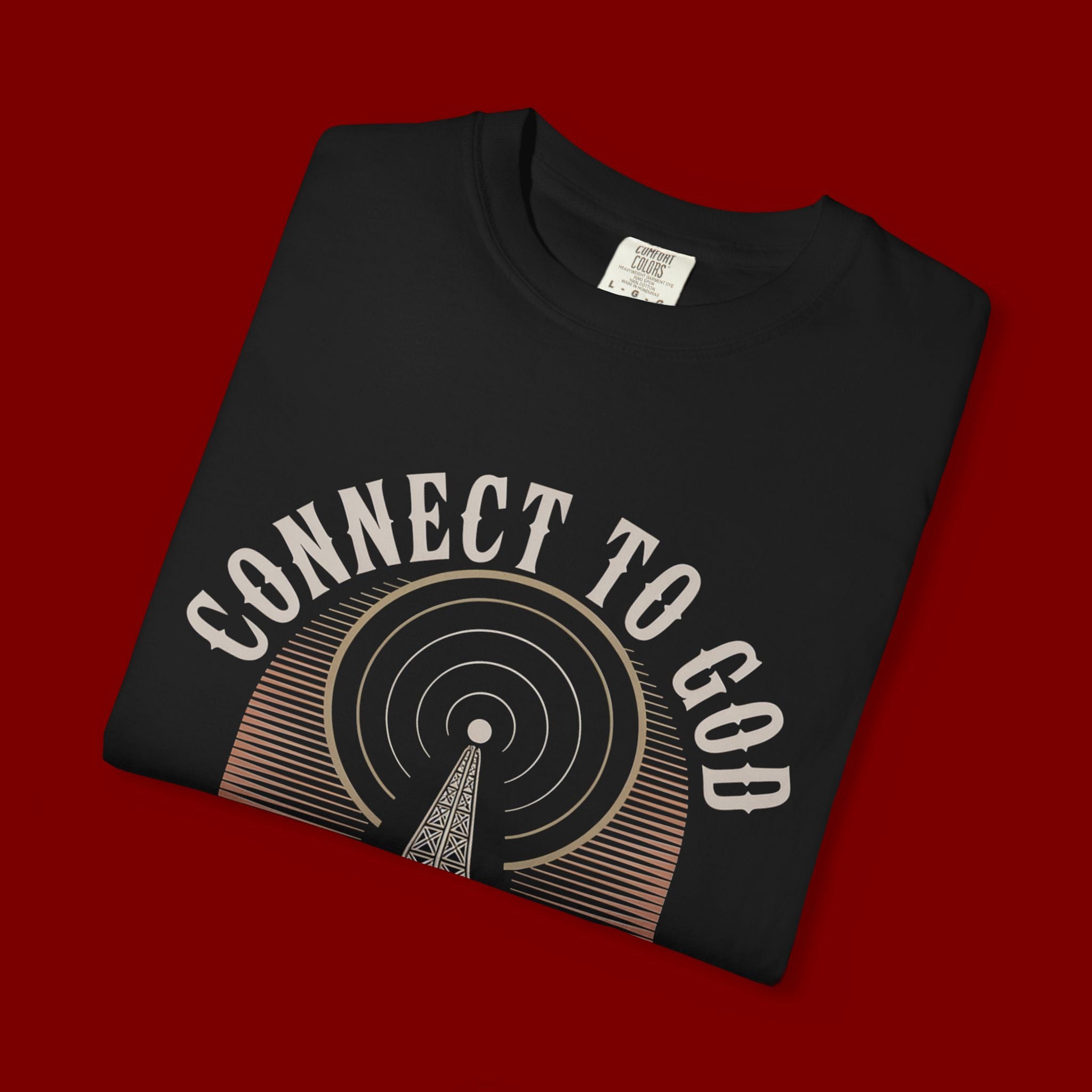 Connect to God T-Shirt — "The Password Is Prayer" Christian Faith Graphic Tee