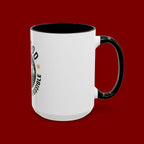 With God All Things Are Possible Accent Coffee Mug — Inspirational Faith Mountain Mug (11/15oz)