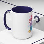 Be Good. Do Good. Feel Good. Accent Coffee Mug — Inspirational Positive Vibes Ceramic Mug (11/15 oz)
