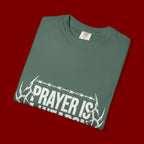 Prayer Is A Weapon T-Shirt — Christian Faith Graphic Tee