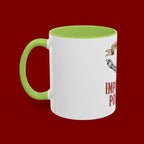 Accent Coffee Mug — "Faith Makes the Impossible Possible" Inspirational Ceramic Mug