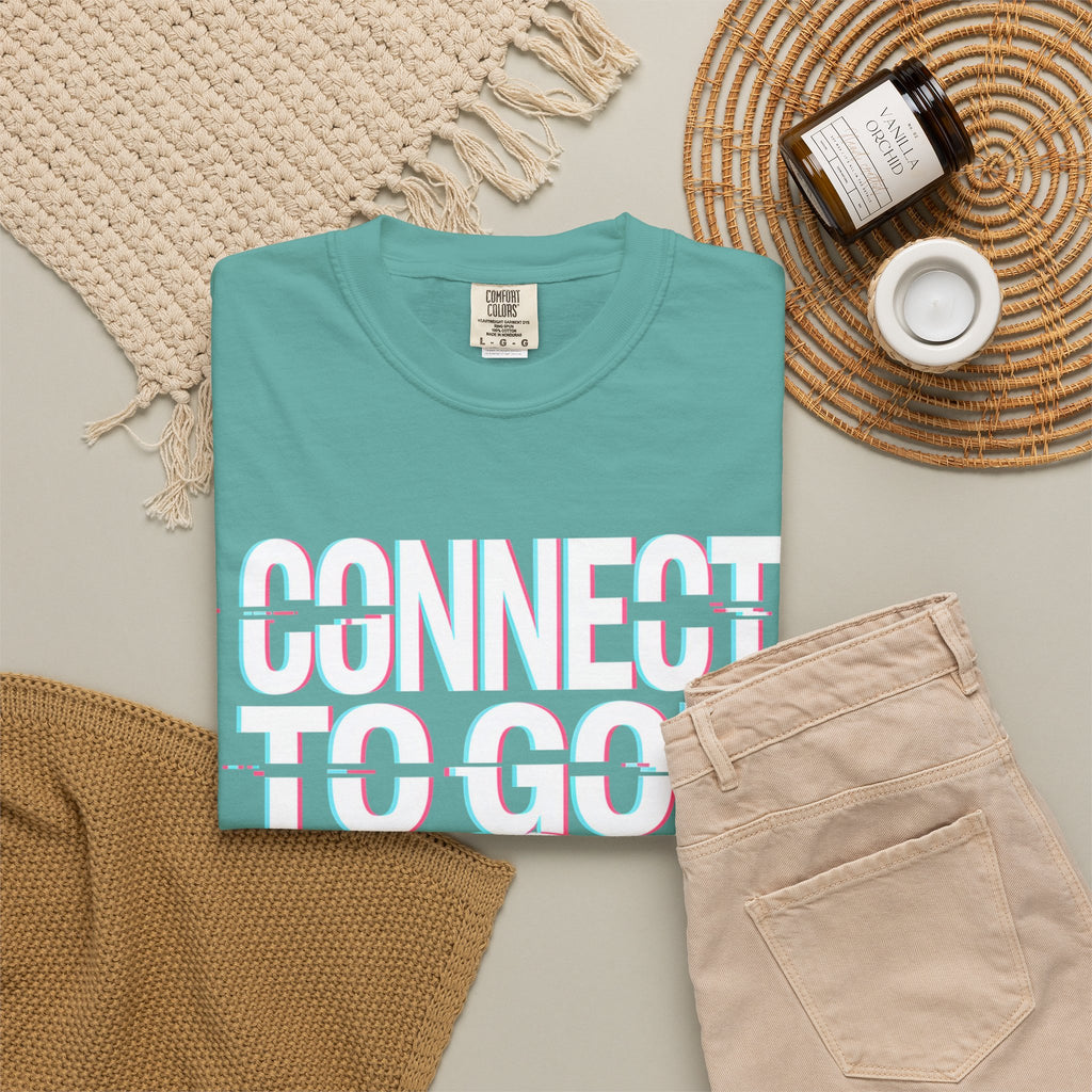 Connect to God T-Shirt — "The Password Is Prayer" Christian Faith Tee