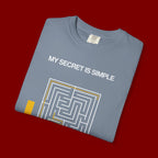 I Pray Maze T-Shirt — "My Secret Is Simple" Christian Faith Tee