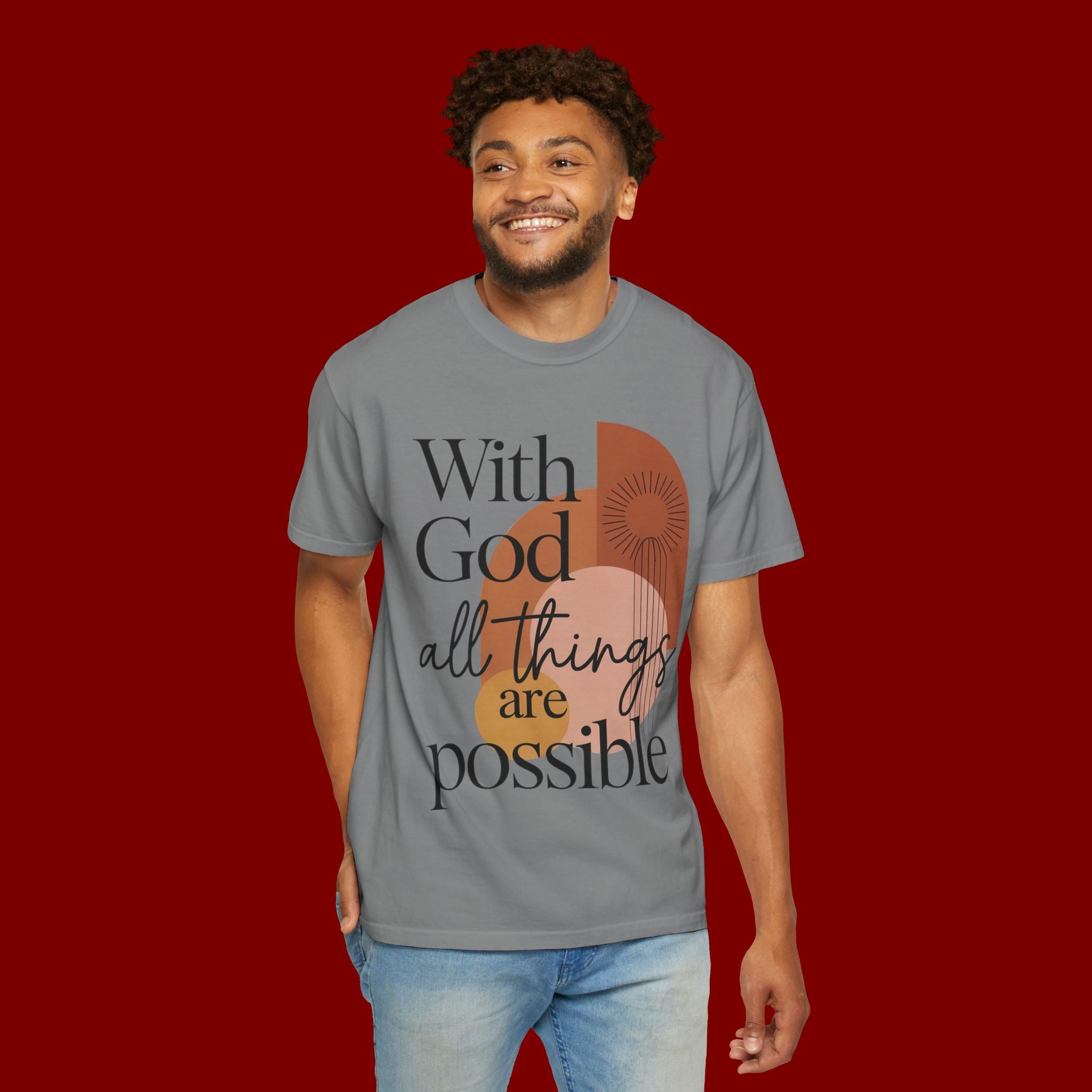 With God All Things Are Possible Christian T-Shirt