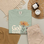 God Will Always Make a Way T-Shirt — Inspirational Floral Christian Tee