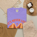 Christian Graphic T-Shirt — “It’s Never Luck, It’s Always God” Fortune Cookie Design