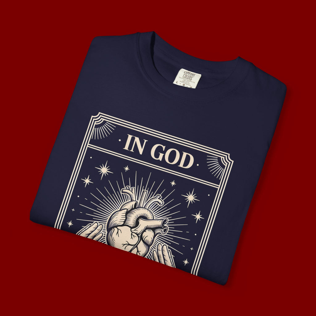 In God The Heart Finds Peace T-Shirt — Faith Graphic Tee