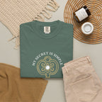 I Prae Key Graphic T-Shirt — 'My Secret Is Simple' Vintage Key Tee
