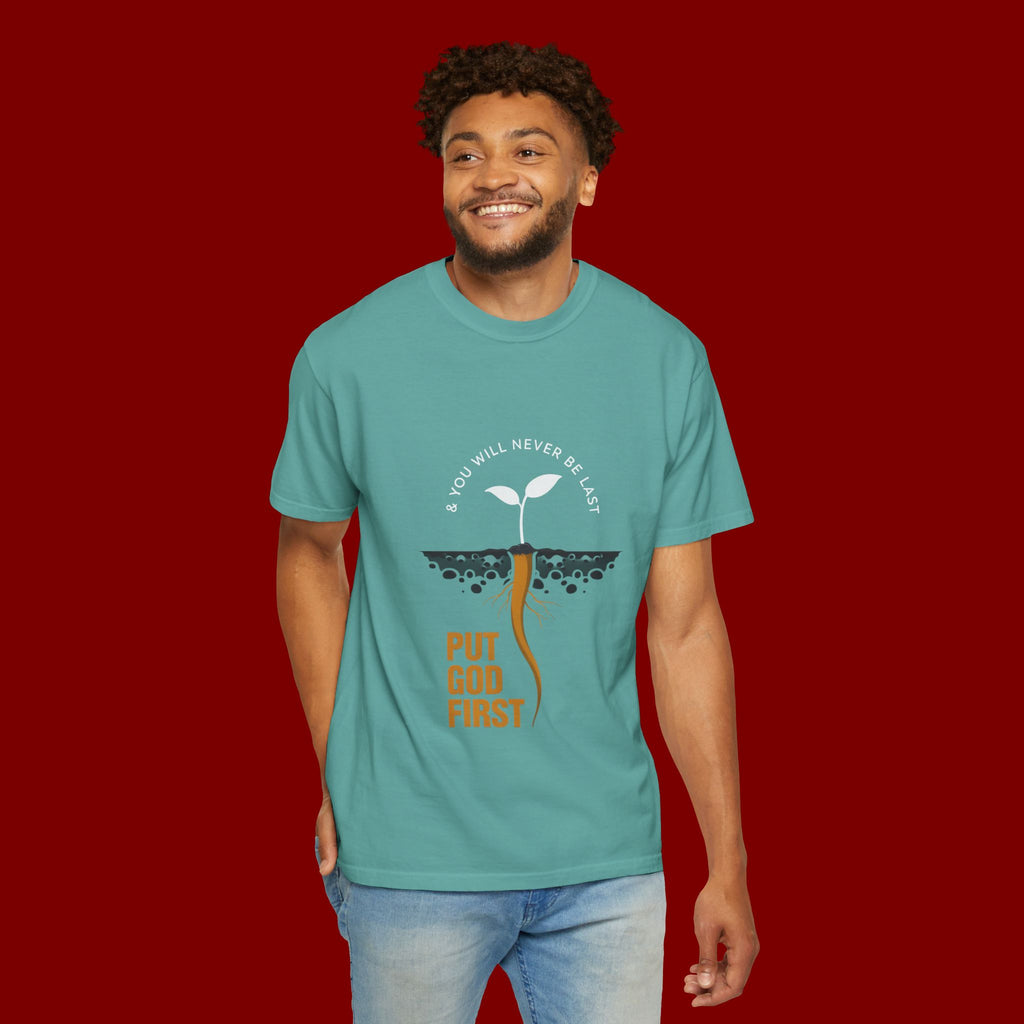 Put God First T-Shirt — Christian Faith Graphic Tee