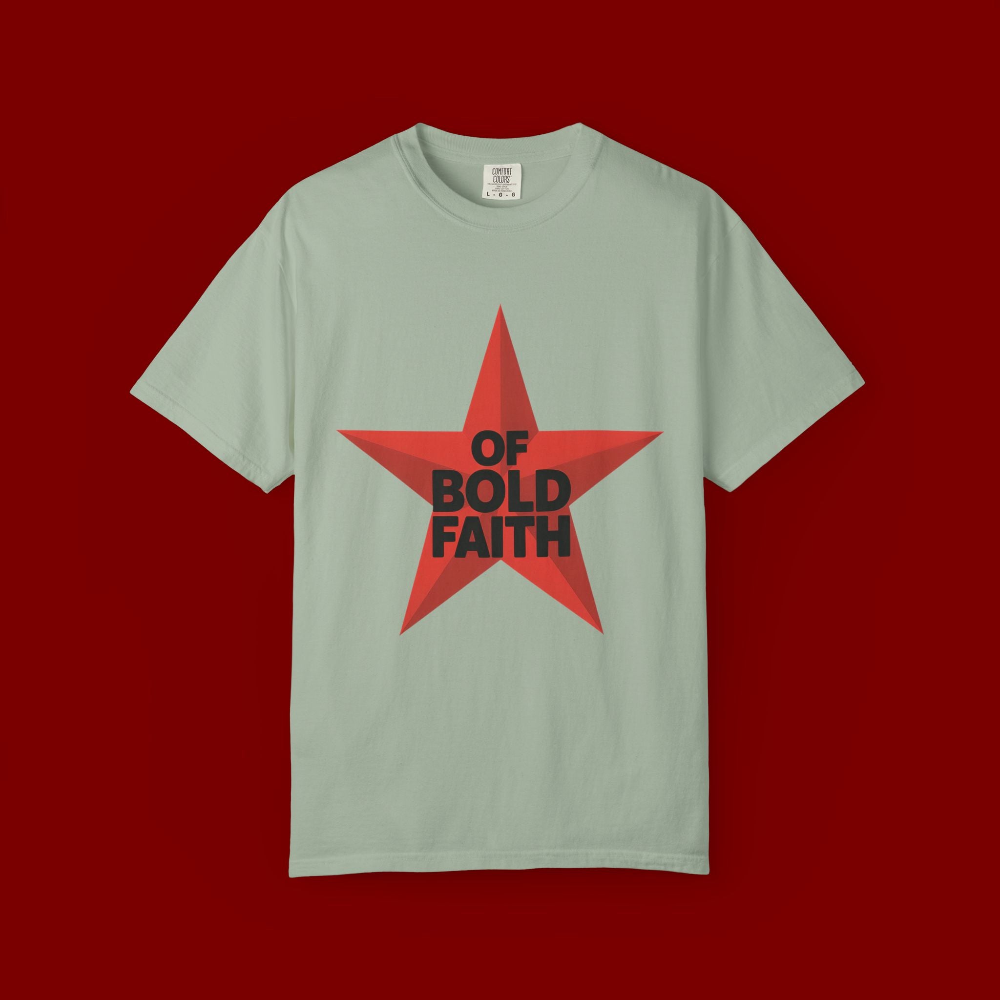 Bold Faith Star T-Shirt — "Of Bold Faith" Graphic Tee