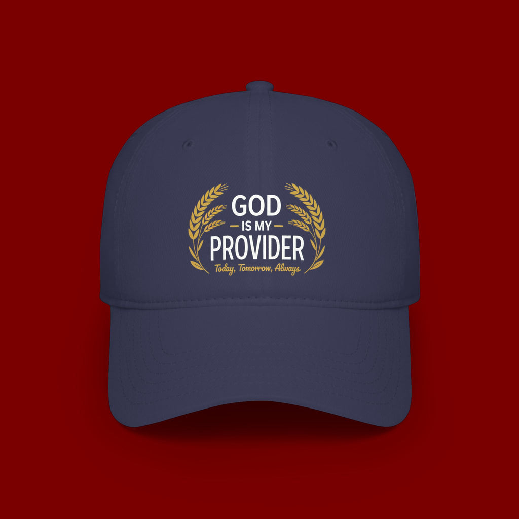 God Is My Provider Baseball Cap — Faith Hat with 'God Is My Provider' Design