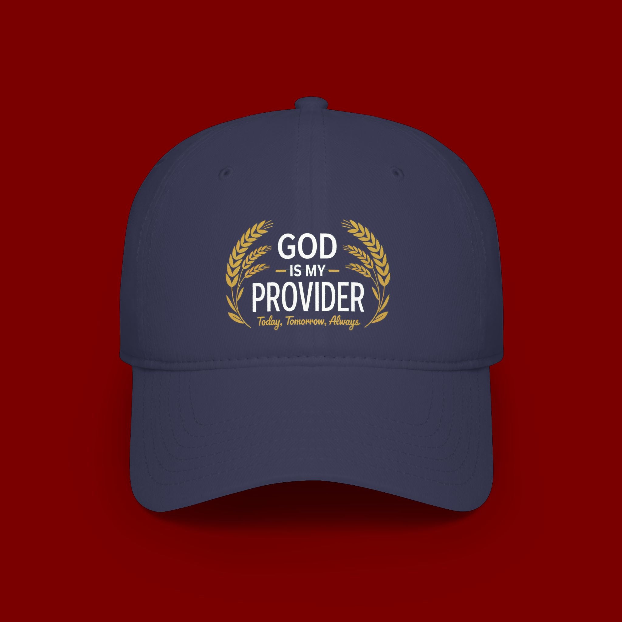 God Is My Provider Baseball Cap — Faith Hat with 'God Is My Provider' Design