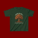 Autumn Oak Tree Kids T‑Shirt — Cozy Fall Nature Tee for Children