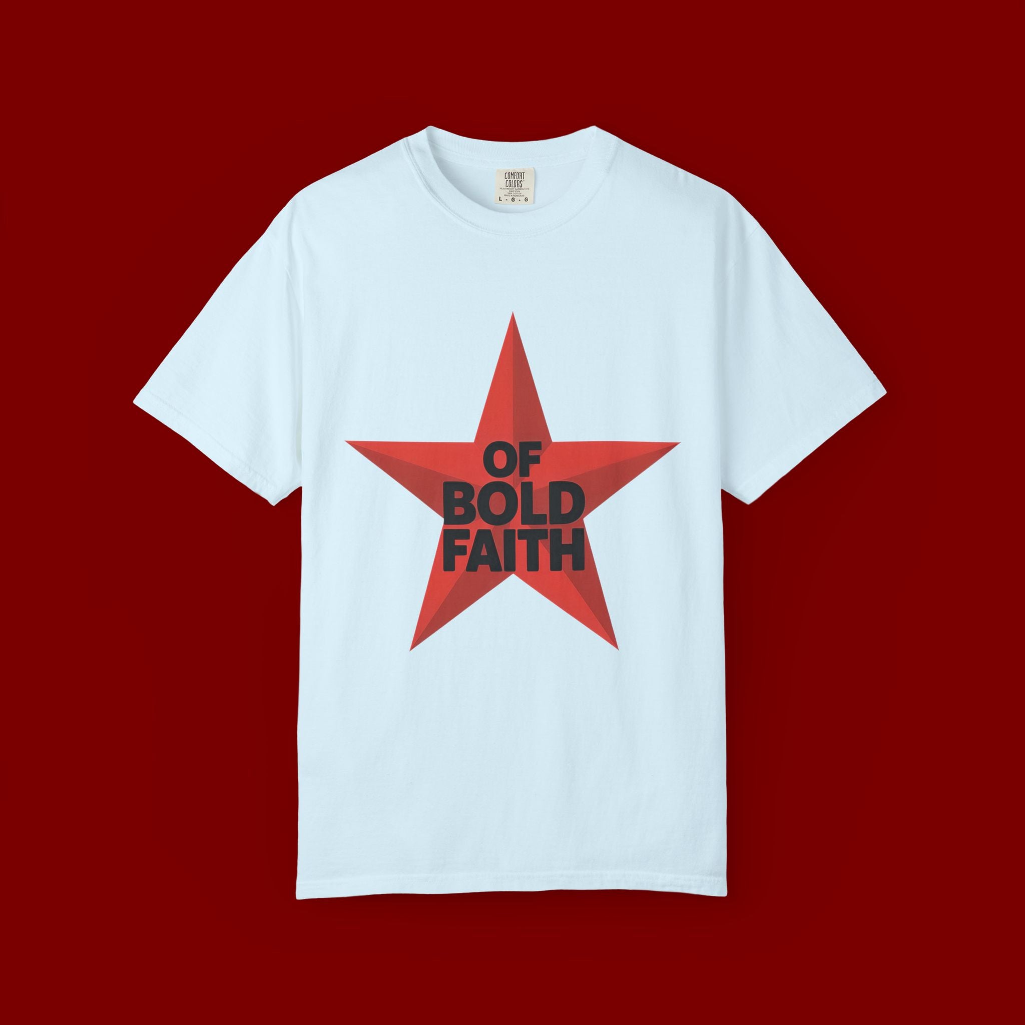 Bold Faith Star T-Shirt — "Of Bold Faith" Graphic Tee