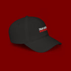Talk Less Work More Red Low-Profile Baseball Cap