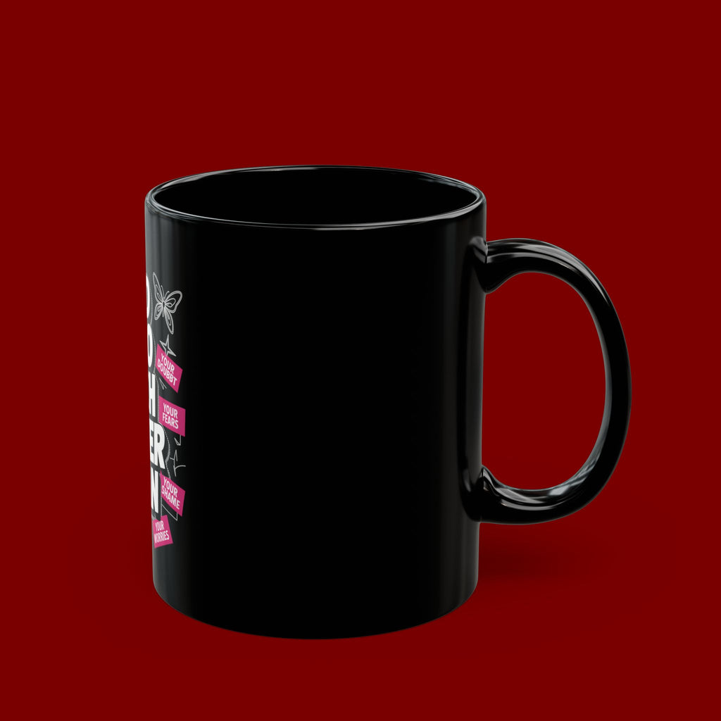 Inspirational Ceramic Mug — "God Is So Much Bigger Than" Faith Coffee Cup