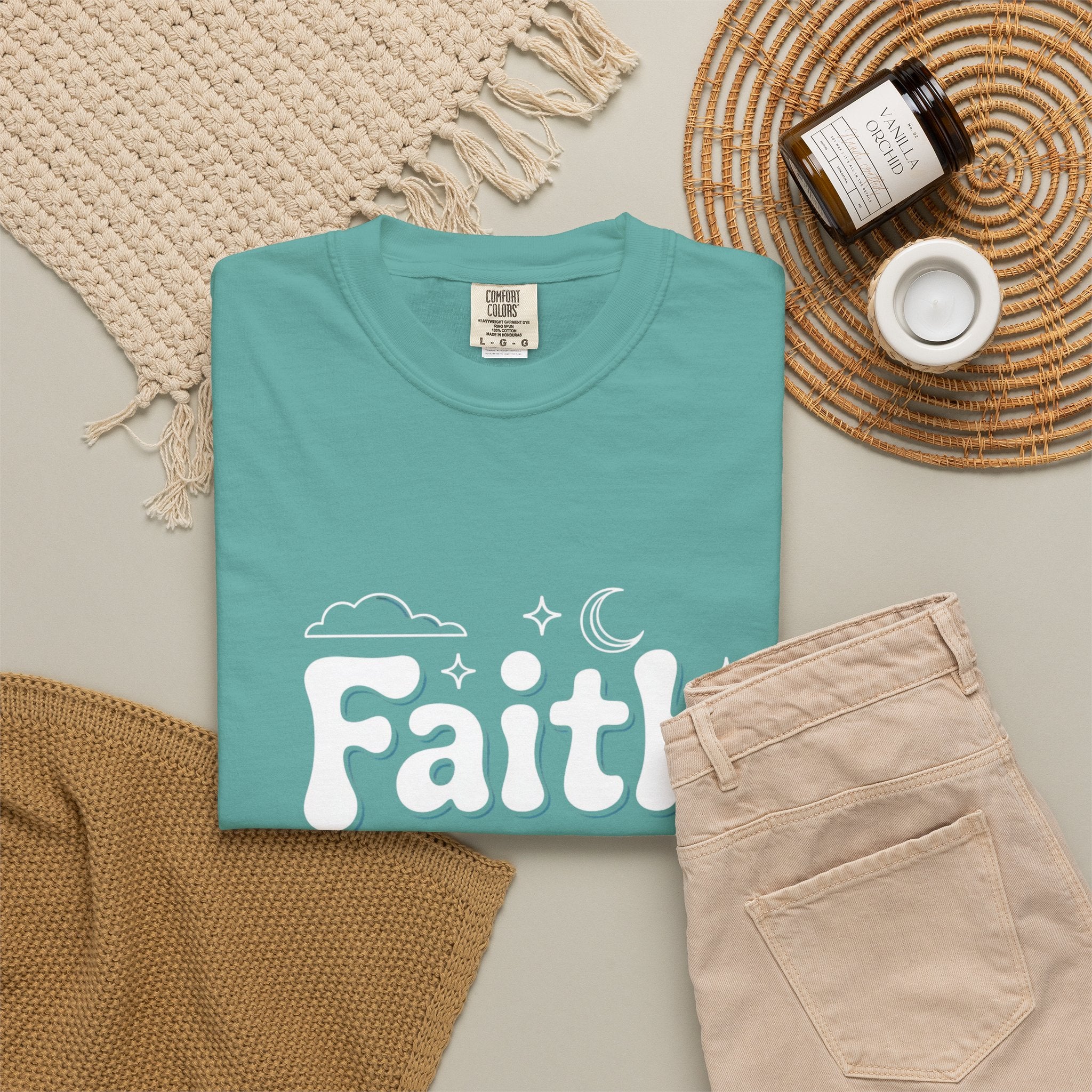 Faith Embossed T-Shirt