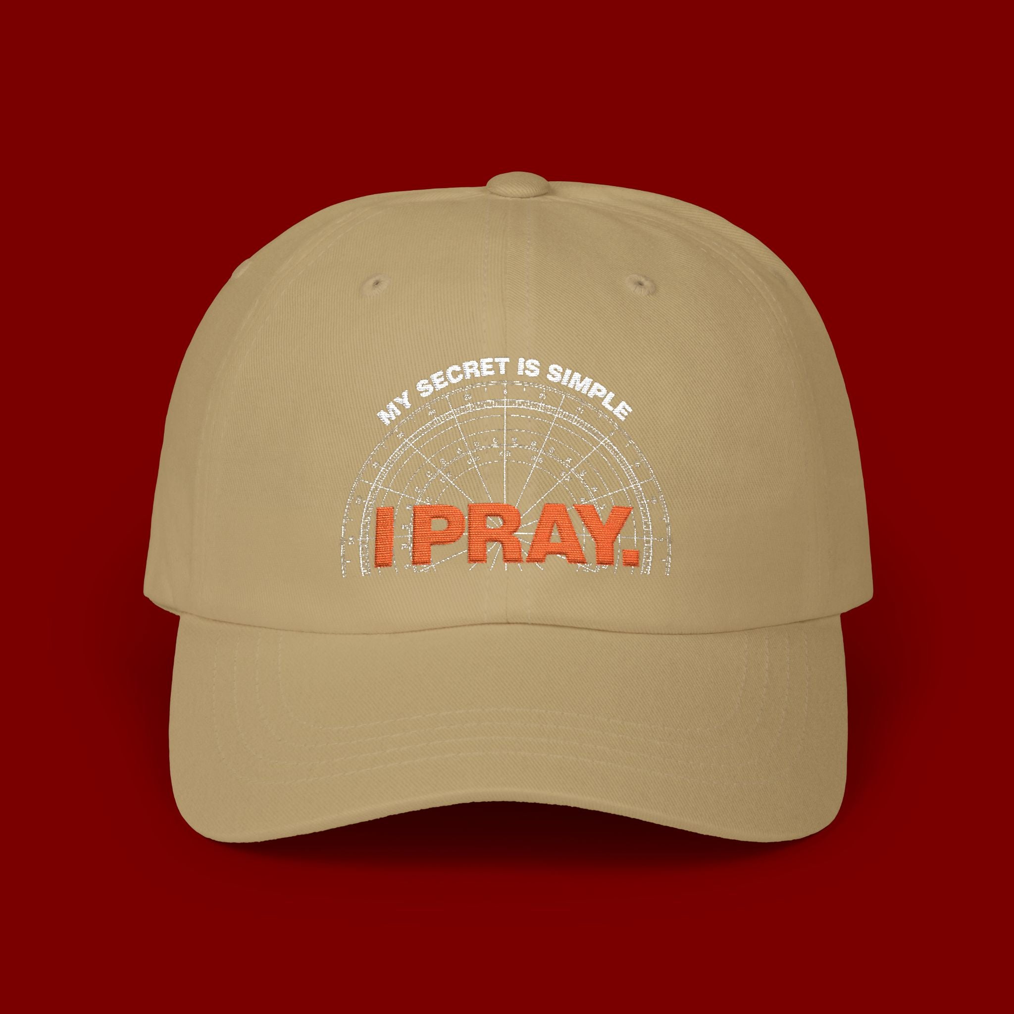 I PRAY Dad Cap — Embroidered Faith Baseball Hat