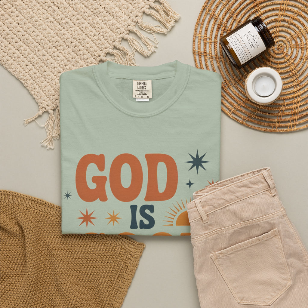 God Is Good All the Time T-Shirt — Christian Faith Graphic Tee