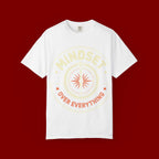 Mindset Over Everything T-Shirt — Positive Vibes Compass Graphic Tee
