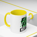 Accent Coffee Mug — "Fueled by Faith Not Fear" Inspirational Ceramic Mug (11/15 oz)