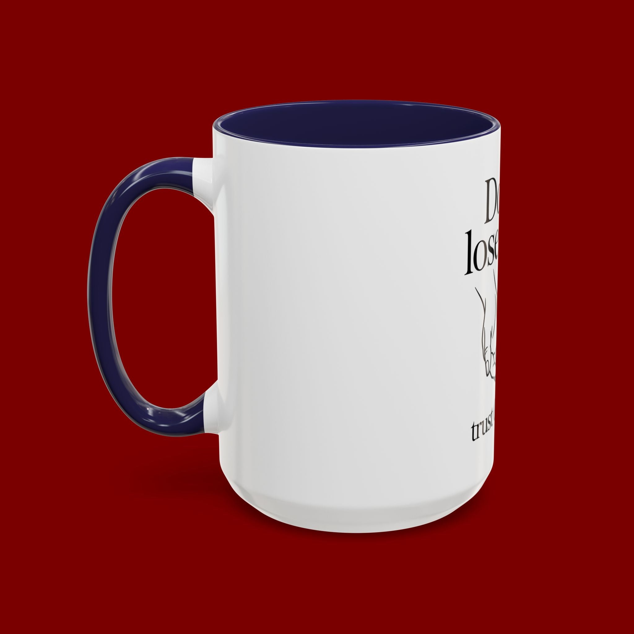 Do Not Lose Heart Accent Coffee Mug — Trust God’s Plan Inspirational Christian Mug