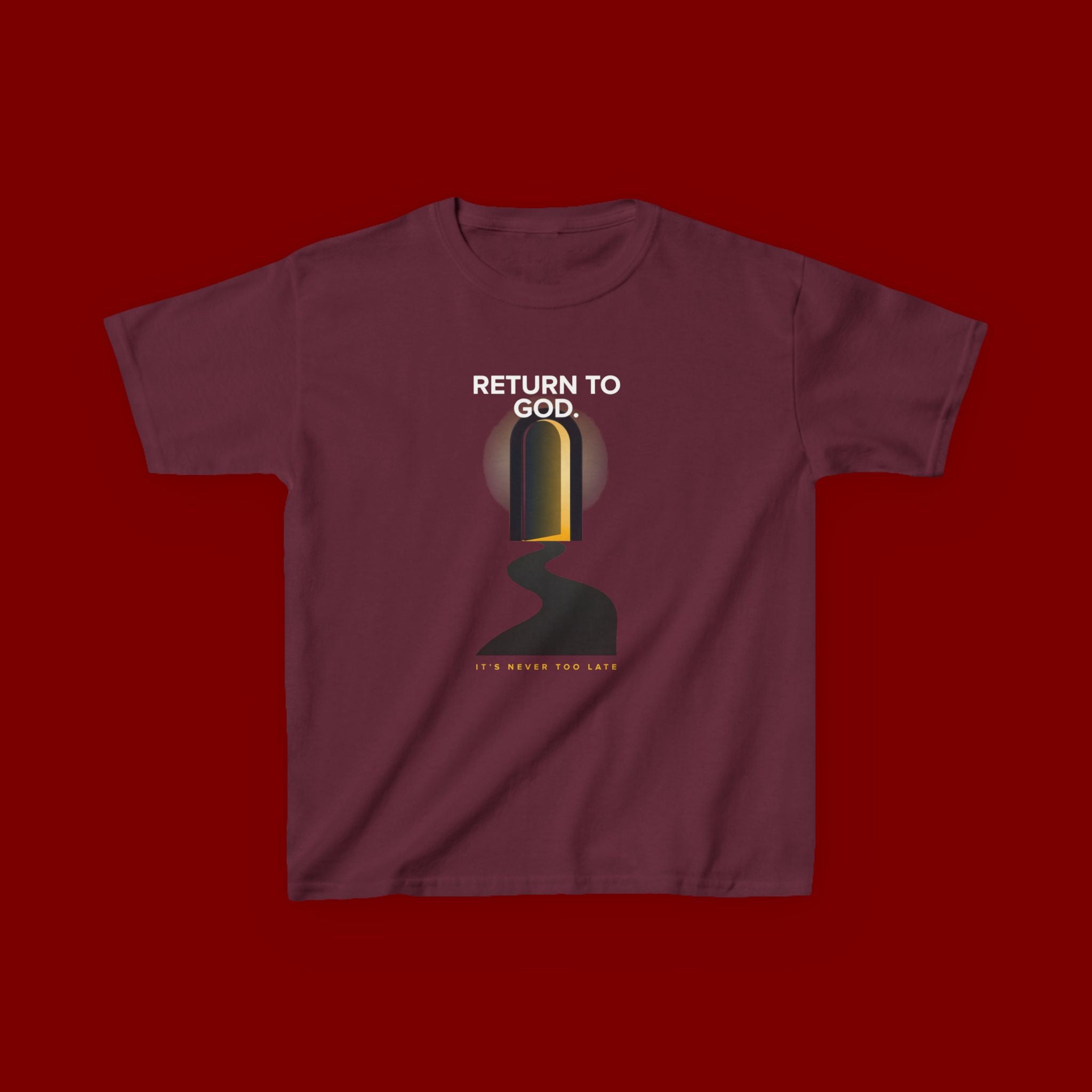 Kids T‑Shirt — "Return to God" Spiritual Graphic Tee