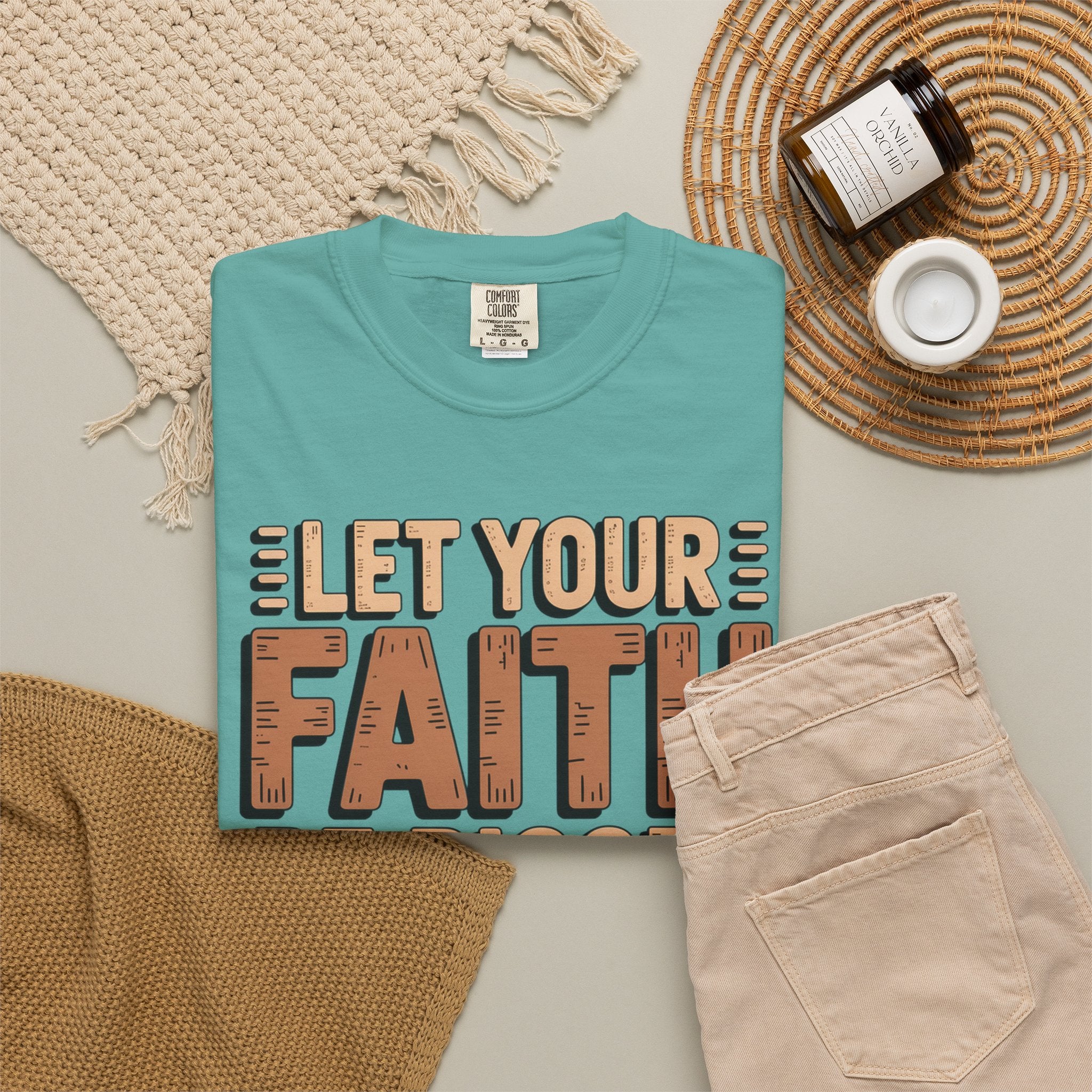 Faith Over Fear T-Shirt — Inspirational Christian Graphic Tee