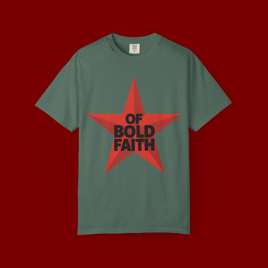 Bold Faith Star T-Shirt — "Of Bold Faith" Graphic Tee