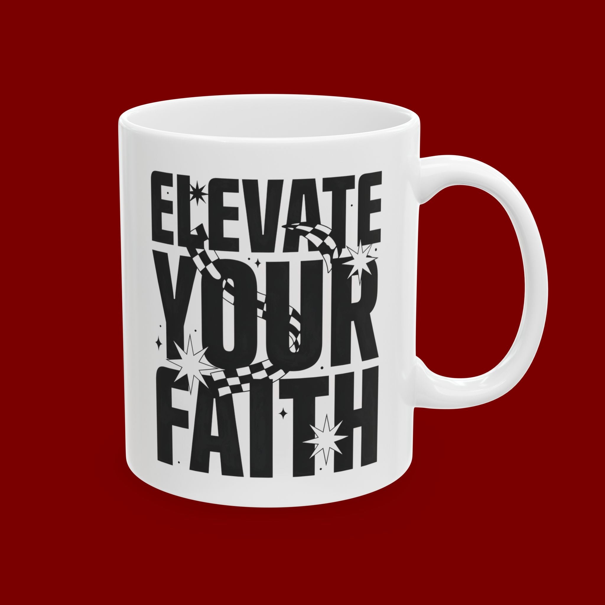 Ceramic Mug — "Excite Your Faith" Inspirational Coffee Mug (11oz, 15oz)