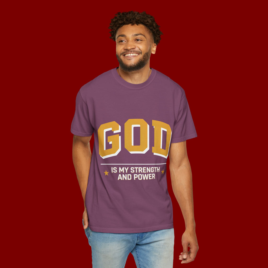 God Is My Strength T-Shirt — Faith Christian Graphic Tee