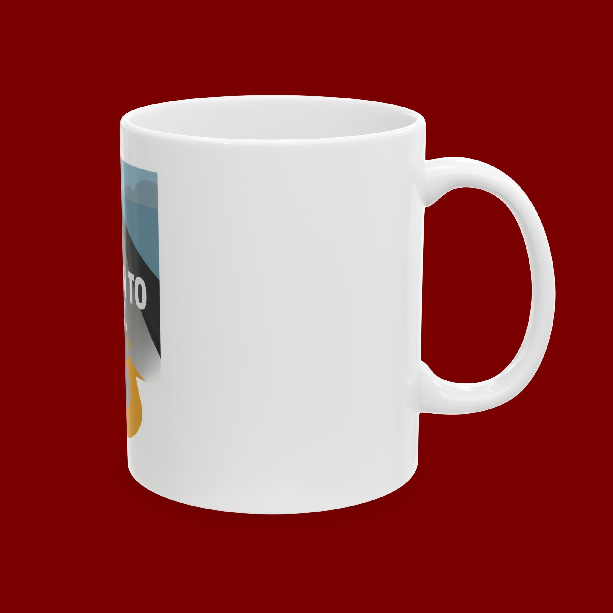 Inspirational 'Return to God' Ceramic Mug — Faith Road U-Turn Design (11oz, 15oz)
