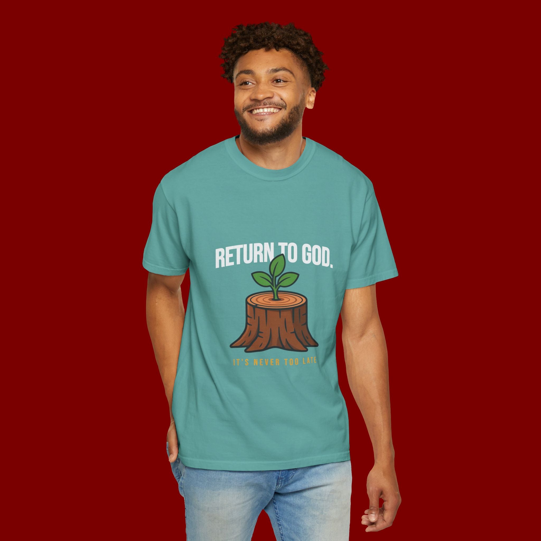 T-Shirt — "Return to God" Seedling Graphic Tee