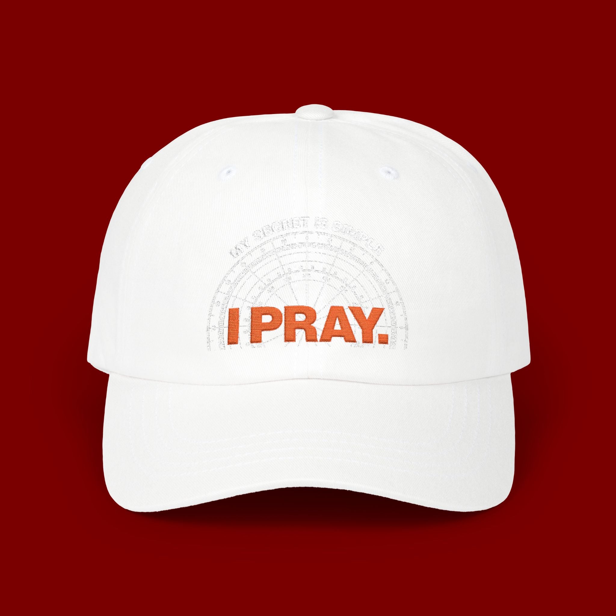 I PRAY Dad Cap — Embroidered Faith Baseball Hat