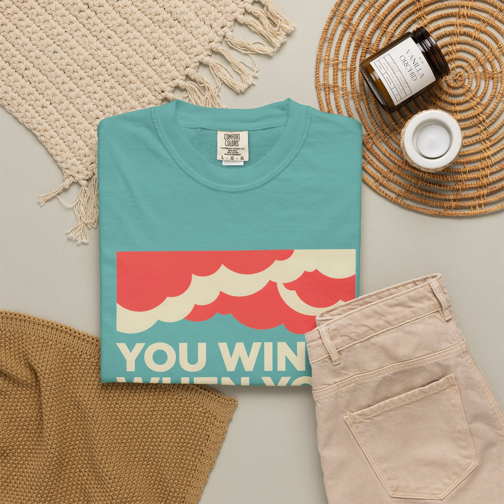 You Win When You Pray T-Shirt — Vintage Wave Faith Tee