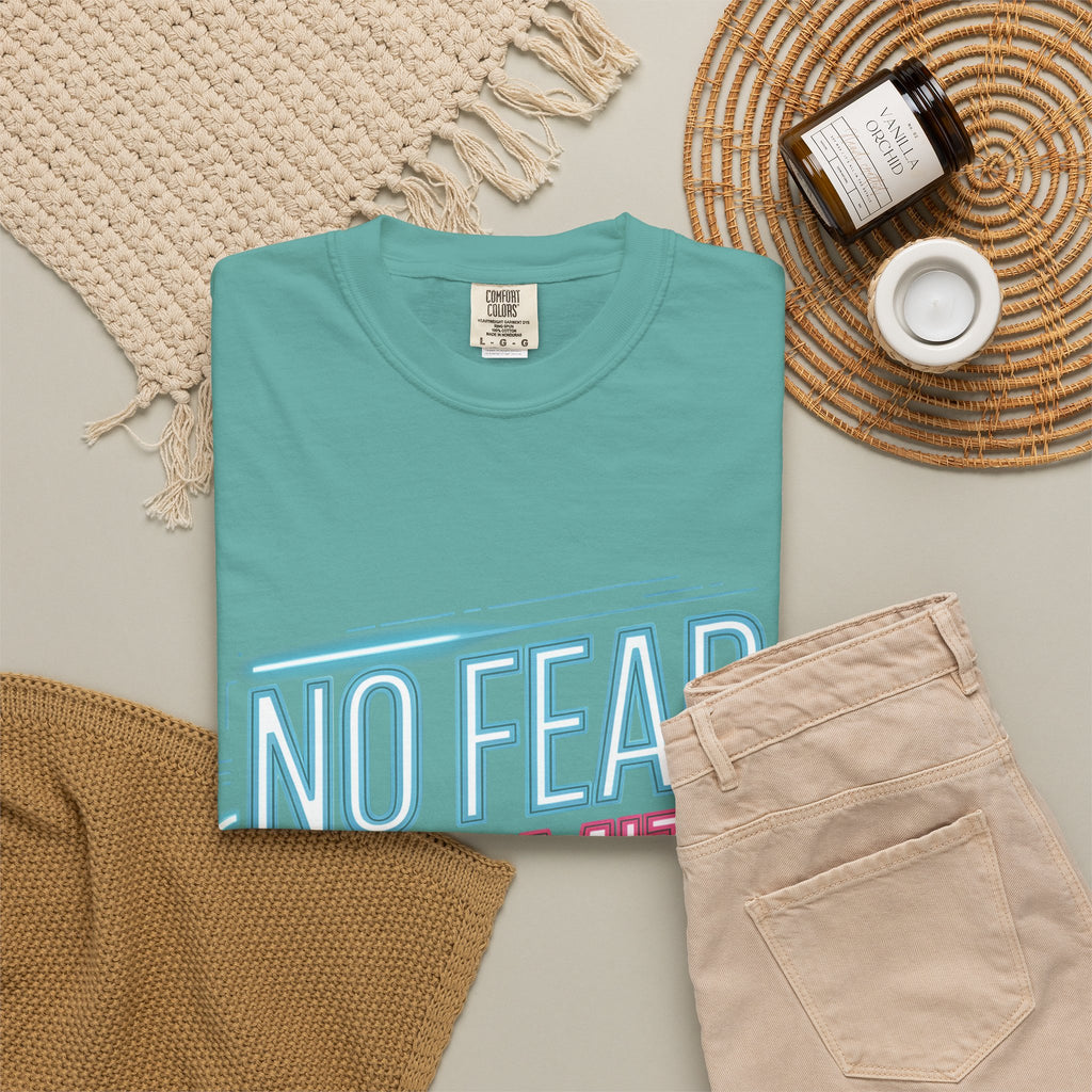 No Fear No Limits No Excuses Neon Graphic T-Shirt