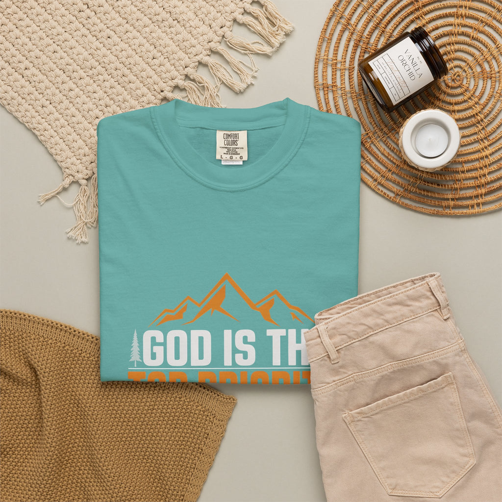 Faith-Based T-Shirt — “God Is the Top Priority in Whatever We Do”