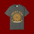 Trust God Compass T-Shirt — "Trust God No Matter What" Christian Faith Tee