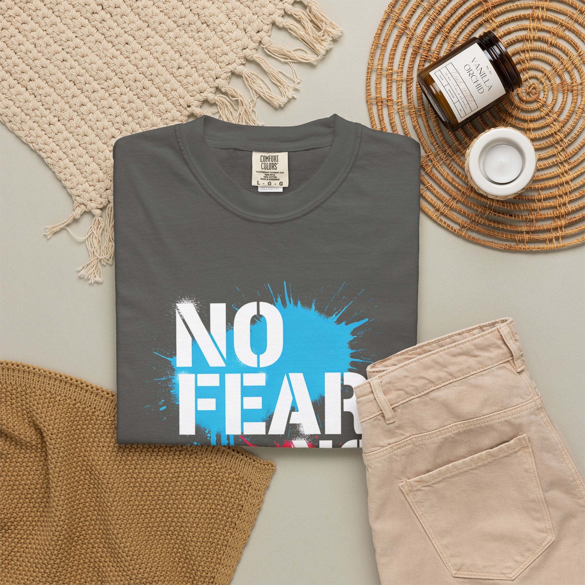 No Fear No Limits No Excuses T-Shirt — Motivational Graphic Tee
