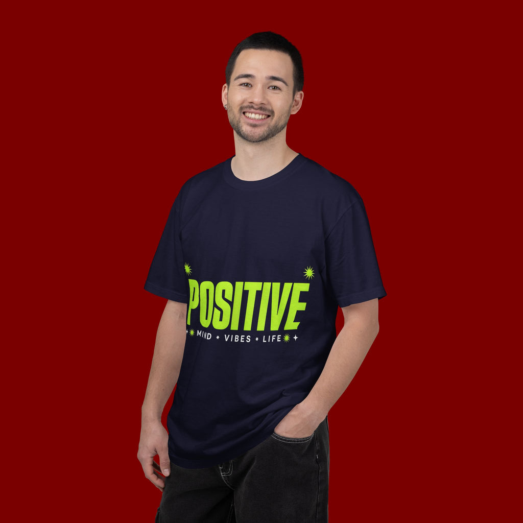 Positive Mind Vibes T-Shirt — Graphic Motivational Tee