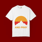 And Pray Mountain Sunset T-Shirt