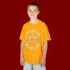 Kids T-Shirt – "I Can't Go a Day Without God" Floral Lungs Christian Tee