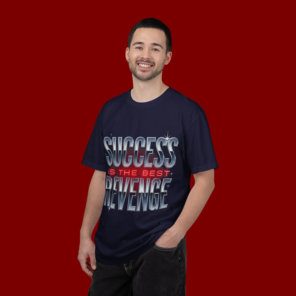 T-Shirt — "Success Is The Best Revenge" Motivational Graphic Tee