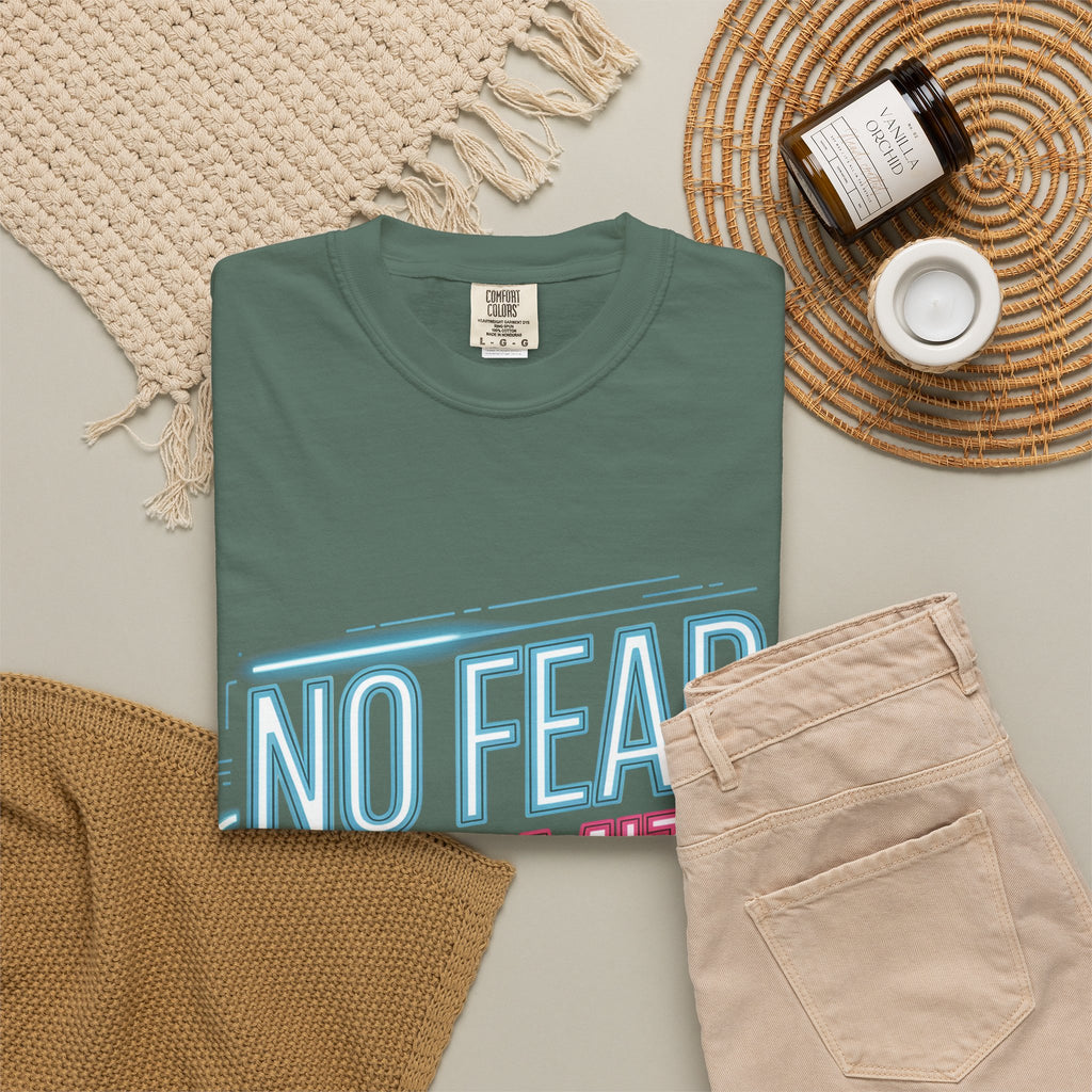 No Fear No Limits No Excuses Neon Graphic T-Shirt