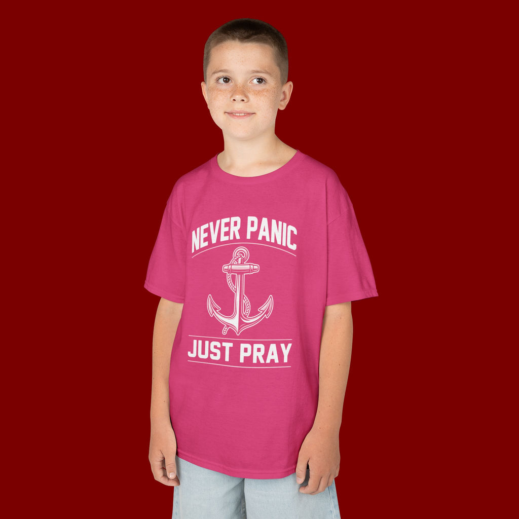 Kids T-Shirt - Plain White Heavy Cotton Tee (Everyday Wear, School & Play)