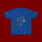 Kids Tee — Scales Design with 'Pray More' & 'Fear Less' Inspirational Graphic