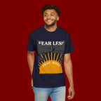 Fear Less Pray More T-Shirt — Inspirational Christian Graphic Tee