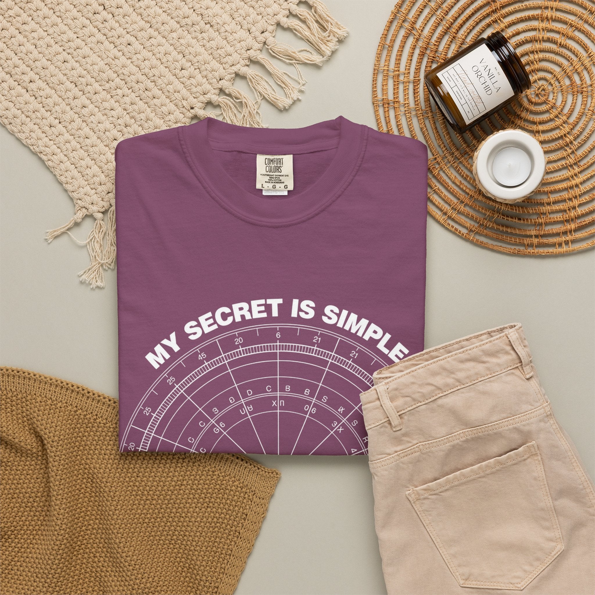 I Pray T‑Shirt — "My Secret Is Simple" Faith Graphic Tee