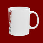 Time Ticket Ceramic Mug – "Time Never Comes Again" Vintage Poster Coffee Cup (11oz, 15oz)