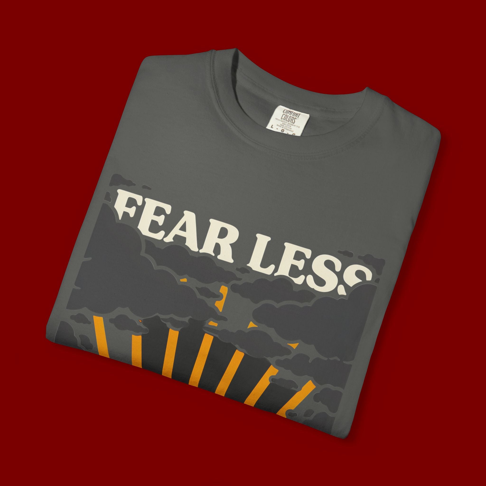Fear Less Pray More T-Shirt — Inspirational Christian Graphic Tee
